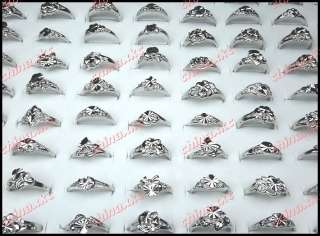 wholesale jewerly lots 10pieces 925 Silver Fashion rings NEW mix style 