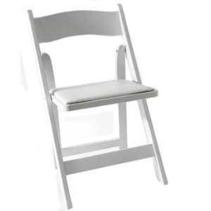  American Classic White Wood Folding Chair 