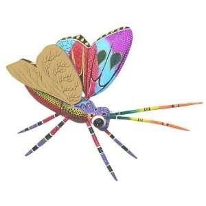  Butterfly Oaxacan Wood Carving 8 Inch