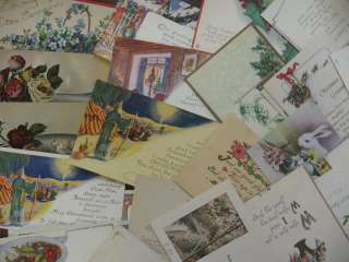 Large Lot of 500 Holidays Old Postcards  