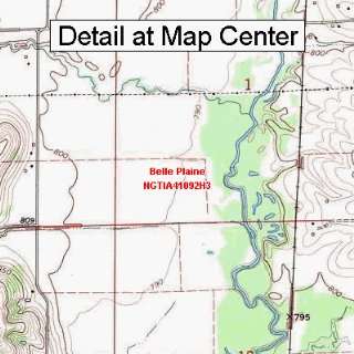   Map   Belle Plaine, Iowa (Folded/Waterproof)