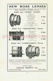 Ross Xpres, Telecentric & Combinables Lens Original Advertisement 
