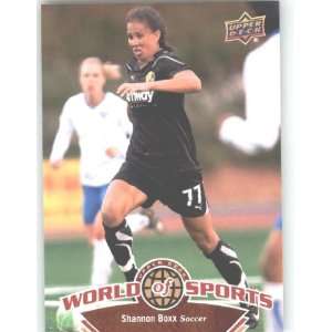 Deck World of Sports Trading Card # 109 Shannon Boxx / Womens Soccer 