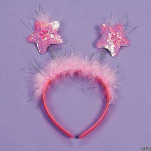  Plastic Sequined Star Fairy Headband Boppers (1 dz) Toys & Games