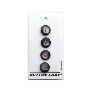  JHB Button Lady Buttons Smoke 1/2 6 pc (6 Pack) Pet 