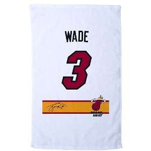   Towel Sports Miami Heat Dwyane Wade 16X25 Player Jersey Rally Towel