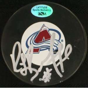  Ray Bourque Autographed Puck