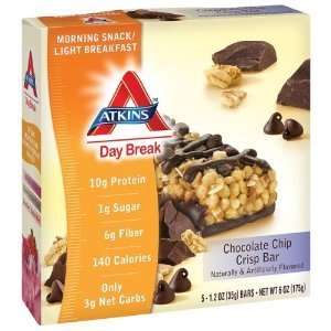  Atkins Day Break Bar Peanut Butter Crisp, 5 Pack Health 