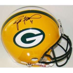 Brett Favre Signed Helmet   F S Proline Game PACKERS   Autographed NFL 