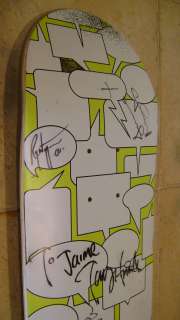 SKATEBOARD DECK W/ AUTOGRAPHSX GAMES 14 2008 JEROME ROGERS TONY HAWK 