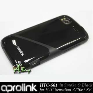   *Limited*Aprolink HTC Sensation Z710e XE Shell case   Smoke & Black