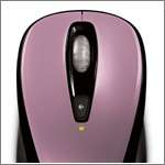  Microsoft Wireless Mobile Mouse 3000   Pink Electronics