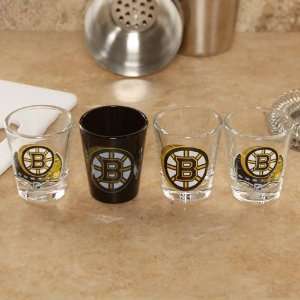  Boston Bruins 4 Pack Enhanced High Definition Design Shot 