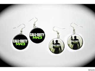 Call of Duty MW3 XBOX PS3 modern warfare 3 2 pairs of charm EARRINGS 