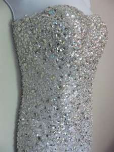 AUTHENTIC   SHERRI HILL 2308 Prom Pagent Wedding Dress Size 4/6 