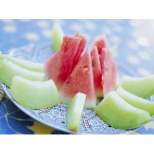  Slices of Melon, Commonly Served as Dessert in Moroccan Restaurants 