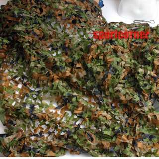   Camping Military Camouflage Net Woodlands Leaves 2M X3M Camo Cover