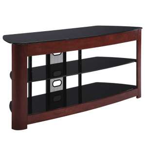 Glass and Wood 49 Inch TV Stand  