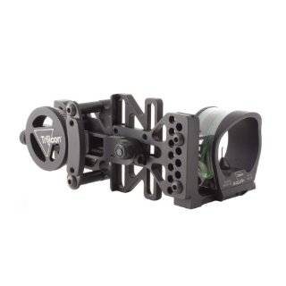 Trijicon AccuPin Bow Sight Green Triangle with AccuDial Mount Right 