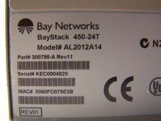 Nortel Networks Baystack 450 24T 24 Port Switch Module  