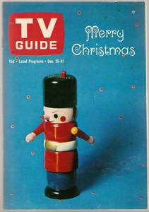 TV GUIDE Dec 25 1965 CHRISTMAS Hugh Downs BEWITCHED +++  