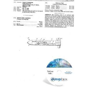  NEW Patent CD for ARMING WIRE ASSEMBLY 