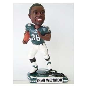   Brian Westbrook Forever Collectibles Helmet Base Bobble Head Sports