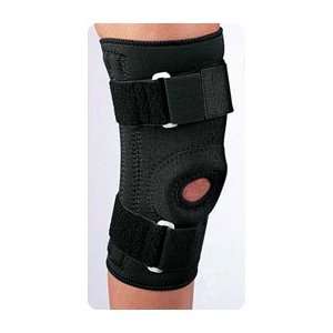 Neoprene Knee Support with Lateral Stays. Color Black Size Large, 15 