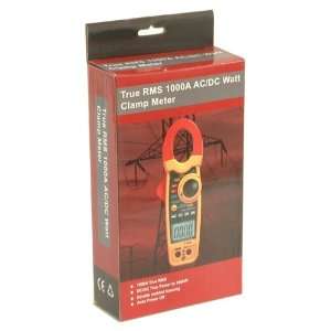   Amp Clamp on AC/DC Current Voltage Wattage Frequency Resistance Meter