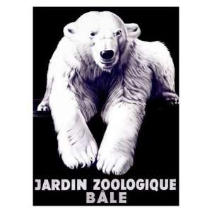  Bale Zoological Garden Polar Bear Giclee Poster Print 