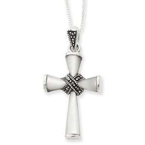   Mother of Pearl Cross Pendant   18 Inch West Coast Jewelry Jewelry