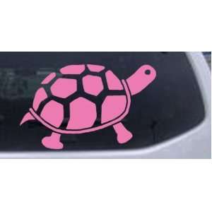  Pink 3in X 4.9in    Turtle Animals Car Window Wall Laptop Decal 