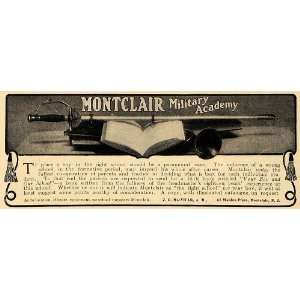  1905 Ad Montclair Military Academy School J G MaeVicar 