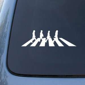The Beatles   ABBEY ROAD   7 WHITE Decal   NOTEBOOK, LAPTOP, IPAD 