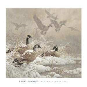  Larry Fanning   Winter Retreat (detail) Canvas