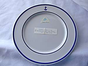 Navy Officers Mess Plate Factory Production Sample  