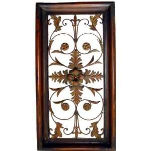  Decorative Wrought Iron Wall Plaque #4