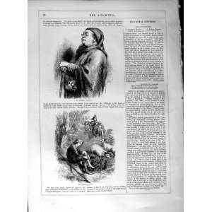   Art Journal 1860 Angels Salute Christian Man Shepherd