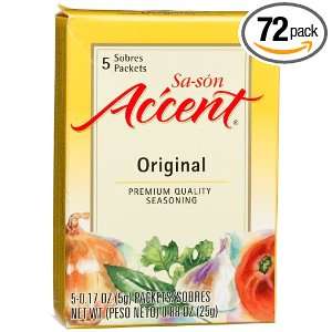Sa son Accent Seasoning, Original Grocery & Gourmet Food