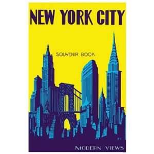    New York City Souvenir Book Brooklyn Bridge Poster