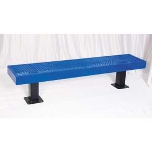 Ultra Play P 8 Backless Mall Bench with Wave Pattern Frame Color/Coat 