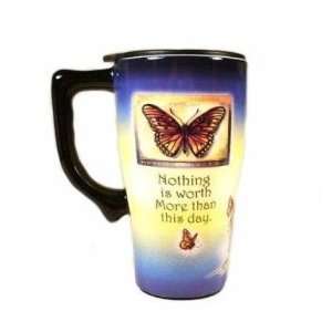  BUTTERFLY wings ceramic COFFEE Tea TRAVEL Mug Art New 
