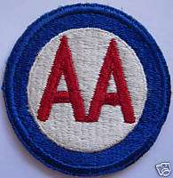 AA Anti Aircraft Command WW2 all cotton US Army Patch  