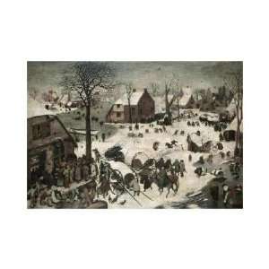  Pieter The Younger Brueghel   Census At Bethlehem Giclee 