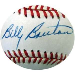  Bill Bruton Autographed Baseball