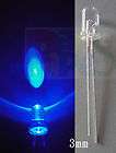 20,3mm BLUE Flash Flashing Blink Water Clear LED,WBF3