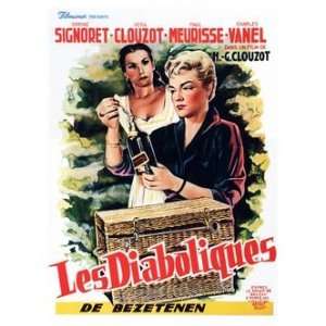  Retro Movie Prints Les Diaboliques   Belgian Movie Print 