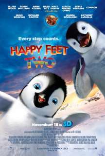 Happy Feet Two 2   original DS movie poster   D/S 27x40 Penguins 