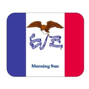  US State Flag   Morning Sun, Iowa (IA) Mouse Pad 