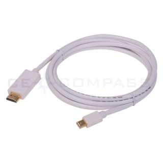 6FT Mini DisplayPort Male to HDMI Male Cable Adapter 2M  